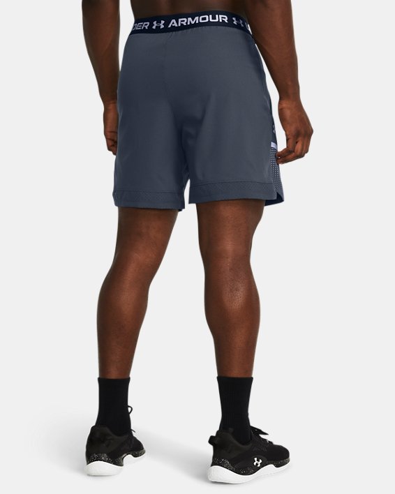 UA Vanish Shorts aus Webstoff mit Grafik (15 cm) für Herren, Gray, pdpMainDesktop image number 1